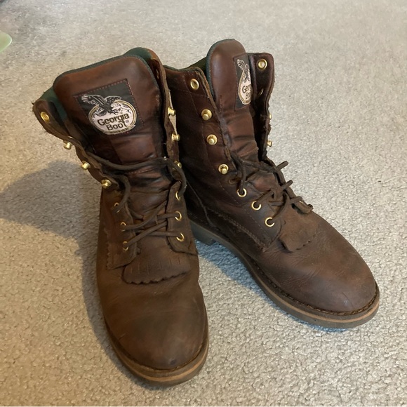 Women’s Georgia Leather Work Boots - Picture 4 of 7